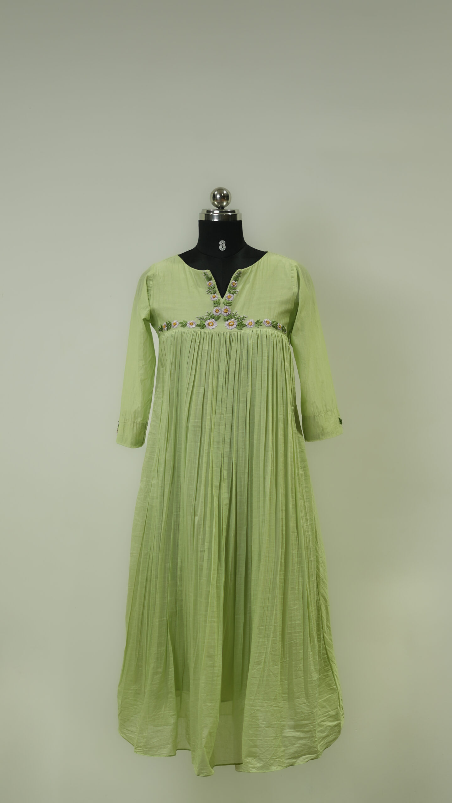 hand embroidered chanderi kurthi hc001 hand embroidered chanderi kurthi hc001